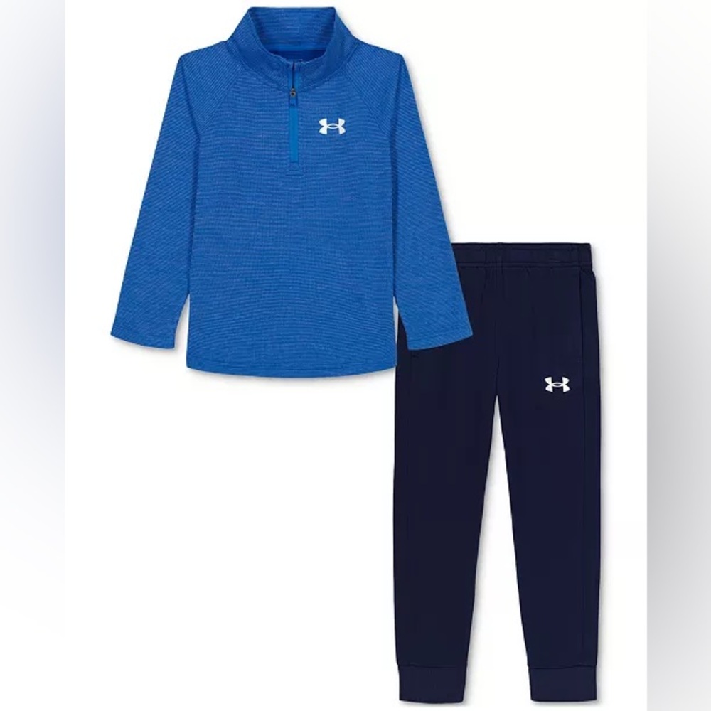 Under Armour Boys 2-Pc. Rye Bread Speed Tech 1/4-Zip Sweatshirt & Joggers Set